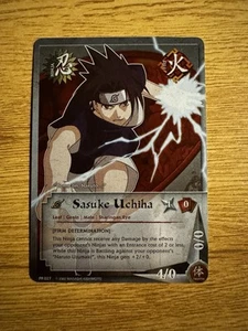 Naruto CCG Sasuke Uchiha Promo 027 Holo Near Mint - Picture 1 of 4