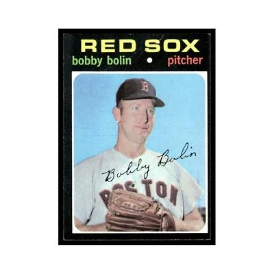 1971 Topps Baseball Card (Damaged) Bobby Bolin Red Sox #446 Foto 1 de 3