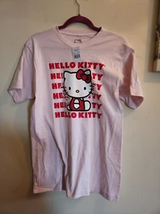 Sanrio Hello Kitty Light Pink T Shirt Large NWT - Picture 1 of 7