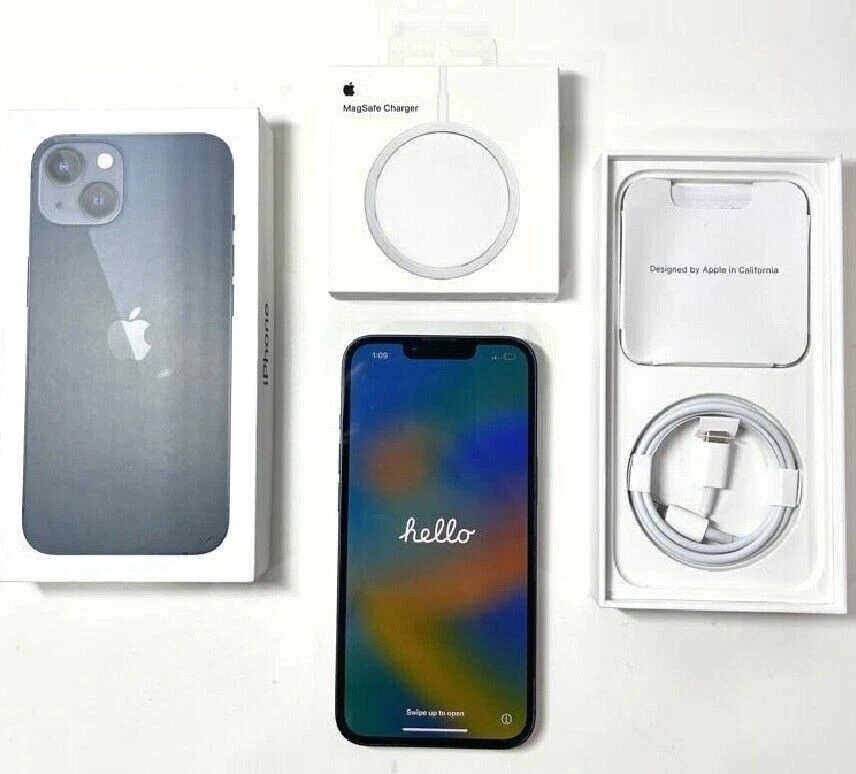 Apple iPhone 13 256GB (Unlocked) Bundle with MagSafe - All Colors (Open Box) - Image 1 of 1