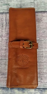 Bojola The Original Saddler Bag Leather Made In Florence Italy Jewelry Roll Bag - Picture 1 of 24