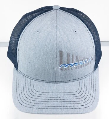 Gorra Pinnacle Wall Systems gris Snapback Minnesota drywall enlucido empresa Foto 1 de 4