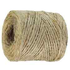 10m-1000M Metre Natural Brown Shabby Rustic Twine String Shank Craft Jute 3ply