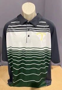 Augusta Collection Polo Style Herren 2XL grün/weiß/grau mit Streifen kostenloser Versand - Bild 1 von 3
