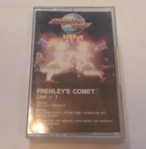 Frehley's Comet: Live + 1 - 1988 Megaforce Original Cassette Tape VG Rock Kiss  - Picture 1 of 10