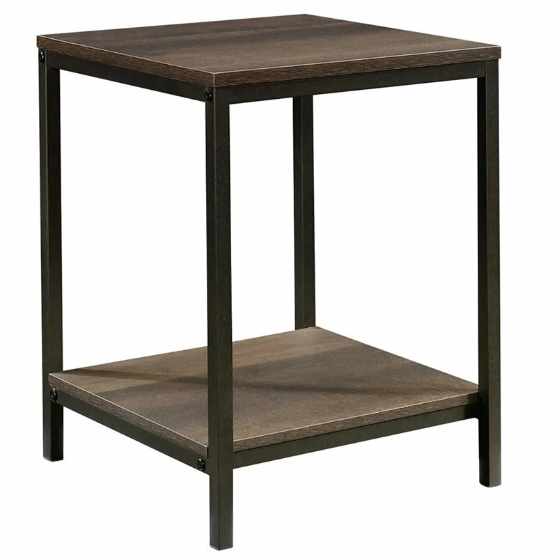 Sauder 423030 North Avenue Side Table Smoked Oak Finish