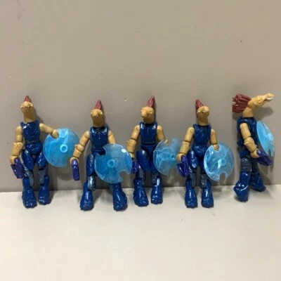 5pcs Halo Mega Bloks Construx Banished Blue Jackal Freebooter Mini Figures Toys  - Image 1 of 4