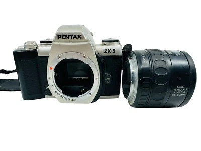 Pentax ZX-5 35mm film SLR Camera with Lens Untested V807 - Image 1 of 4