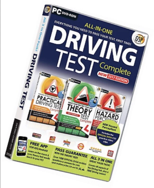 All in One Driving Test Complete New 2017 Edition Theory Hazard Practical DVD - Image 1 of 4