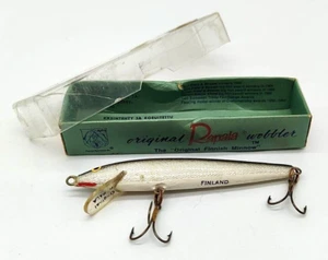SELTENER Schwimmer Rapala Made in Finland schwarz und silber neuwertig 3,5" lang VINTAGE - Bild 1 von 7