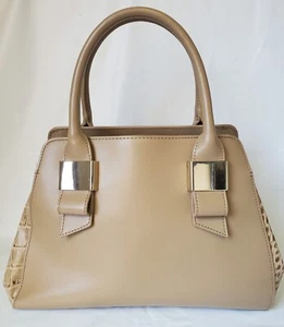 Ivanka Trump Handbag Tan w/ Gold tone Hardware - Picture 1 of 8