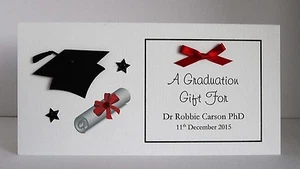 Portafoglio regalo/denaro/voucher laurea - fatto a mano personalizzato - Foto 1 di 2
