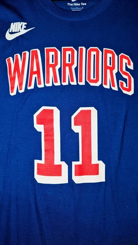 Golden State Warriors  Klay Thompson  T-Shirt L  Royal Blue Classic Edition Cover