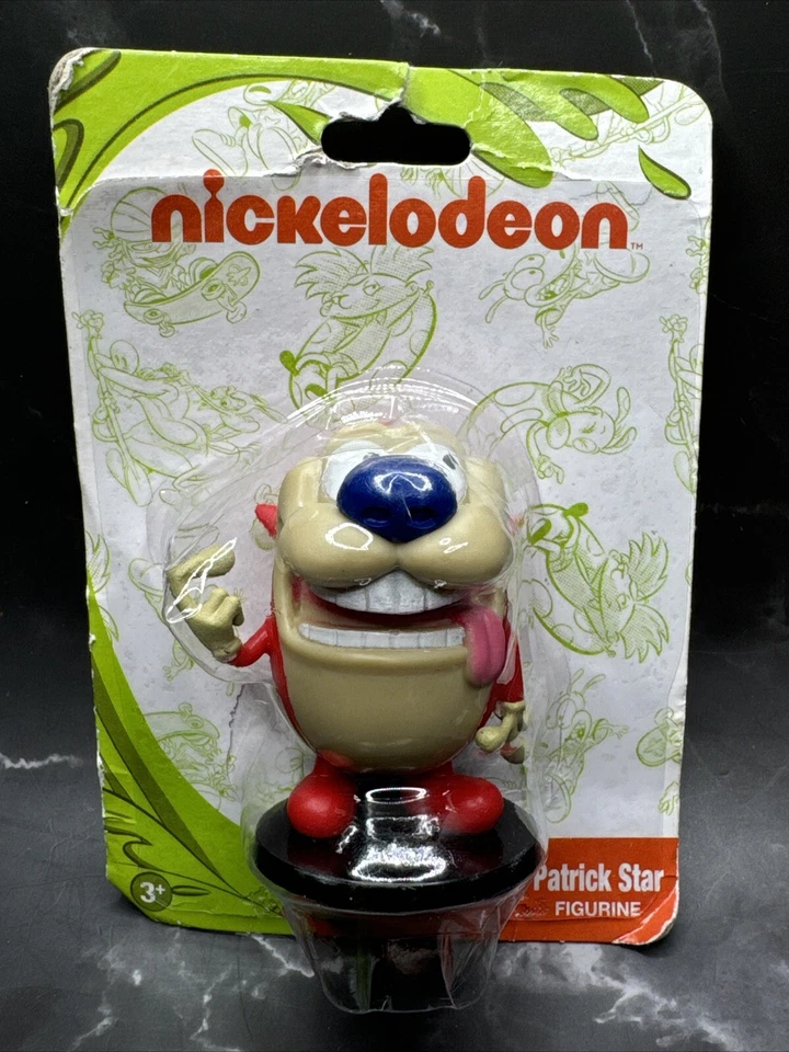 Retro Nickelodeon Ren & Stimpy 2.5" Figurines Play Fun / Cake Toppers