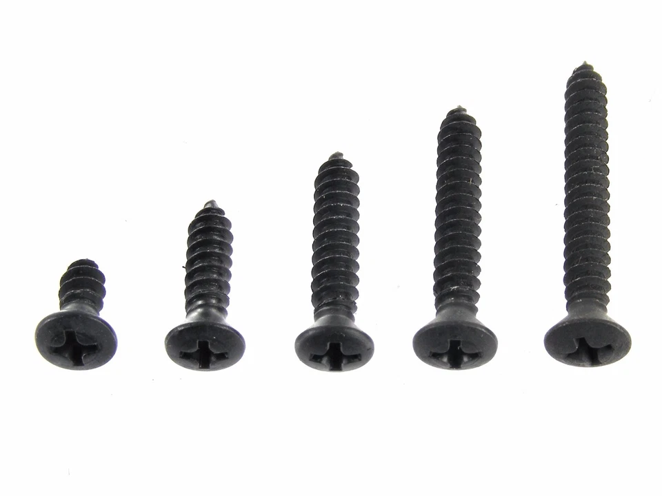 AMC Interior Screws- #10 x 1/2" to 1-1/2" Long- #8 Oval Head- 125pcs (25ea) #351 - Image 1 of 4