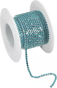 5.5 Yards Crystal Rhinestone Chain, 3Mm Sew on Close Claw Chain Trim for DIY Jew - Picture 1 of 12