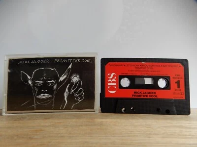 MICK JAGGER ( STONES ) PRIMITIVE COOL MUSIK KASSETTE MC TAPE CrO² 1987 CBS 80's - Bild 1 von 4