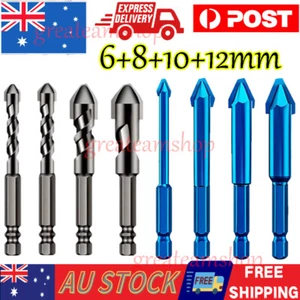 Special Crooked Tip Eccentric Drill Bit Set Drills Concrete Masonry Metal GlaFV - Picture 1 of 30