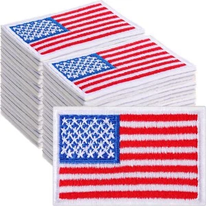 36 pezzi toppa bandiera americana USA ferro su patriottica cucito su bandiera toppe per stoffa - Foto 1 di 6