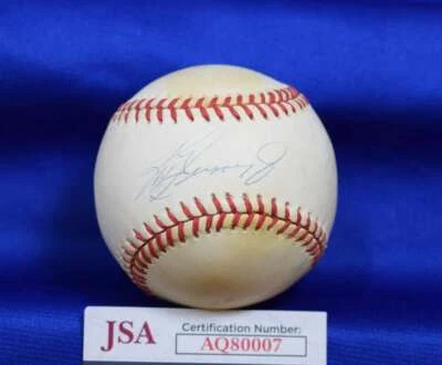 Ken Griffey Jr JSA Cert Signed American League OAL Autograph Baseball - Image 1 of 2