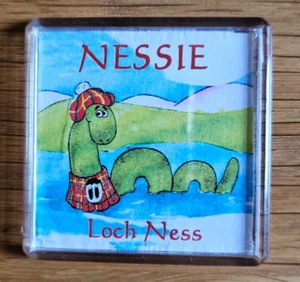 NESSIE LOCH NESS FRIDGE MAGNET  HARD PLASTIC  GOOD CONDITION - Picture 1 of 1