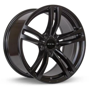 17 Inch Black Alloy Wheel Rim for BMW 335is, RTX 81580 17x8 5x120 5Lug  - Picture 1 of 8