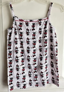 Hanna Andersson Girls XL Minnie Mouse Cami Organic Cotton 3 Red Disney Pajama - Picture 1 of 4