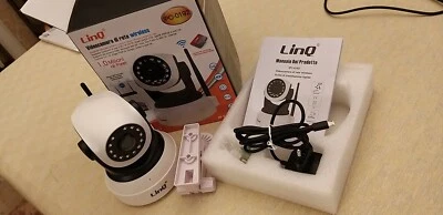 TELECAMERA di sorveglianza RETE WIRELESS 1MPX LINQ ipcam  - Immagine 1 di 4