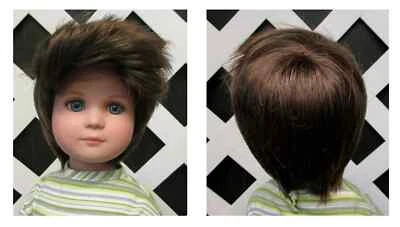 Monique Doll Wig Size 11/12 "Hunter" in Light Brown - Factory Sample 10% Off! - Image 1 of 2
