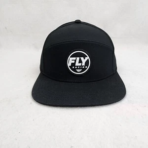 Gorra Fly Racing Logo Talla Única Negra Ajustable Snapback Algodón - Imagen 1 de 10