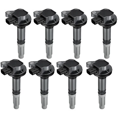 Pack of 8 Ignition Coil For Ford F-150 Ford Mustang 2011-16 5.0L V8 DG542 UF622 - Image 1 of 4