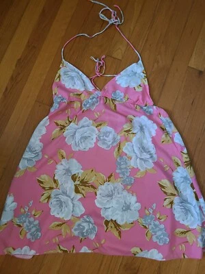 Mini Vestido Tularosa True Rosa Magnolia Talla M Halter Foto 1 de 4