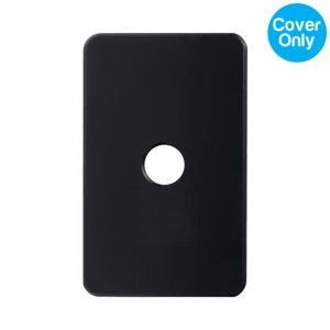 SAL PIXIE Ambience 1 Gang Switch Cover Black | SWAC1SGB - Picture 1 of 1