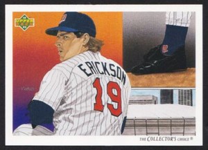 1992 Upper Deck #89 Scott Erickson Minnesota Twins Team Checklist