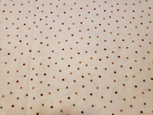 Cotton Fabric Charlene Audrey 42" x 2* Yds Quilting Treasures Polka Dot on Beige - Picture 1 of 4