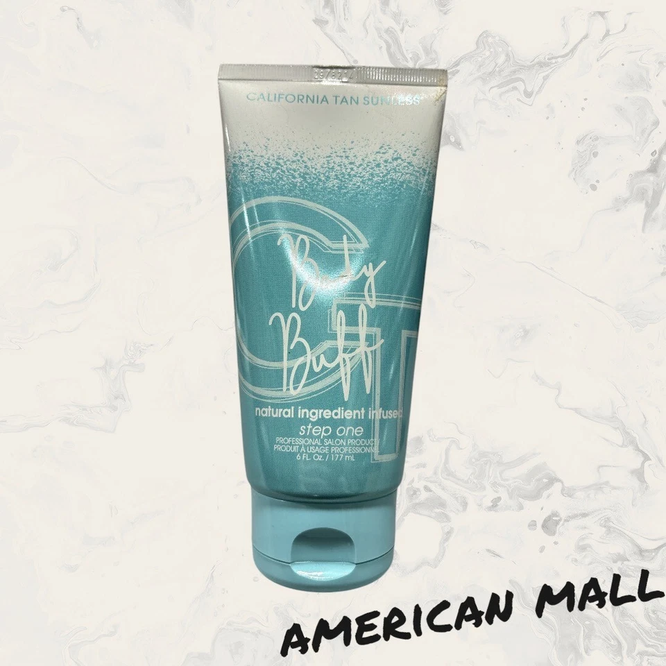 California Tan Sunless Body Buff - Step One Natural Ingredient Infused 6oz - Image 1 of 1