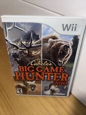 Cabela's Big Game Hunter 2010 Wii Game Complete Case With Manual CIB