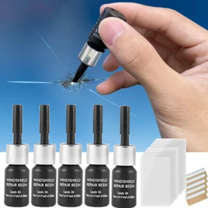 Automotive Glass Nano Repair Kit Fluid Fix Car Windshield Resin Chip Crack Tool - Picture 1 of 11