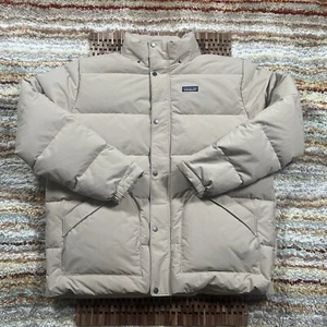 Patagonia Down Drift Goose Down Puffer Jacket Khaki Green Men’s Size XXL 2XL - Picture 1 of 4