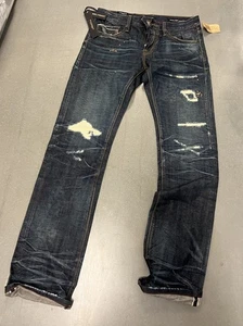 Cult Of Individuality Jeans Rebel Straight 30X34 Japanese woodstack Selvedge NWT - Picture 1 of 12