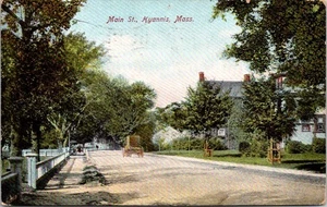 Postcard Main Street Hyannis Massachusetts MA Posted 1907 - Picture 1 of 2