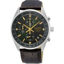Montre Homme Seiko Chronographe Quartz Ssb385 Ssb385p1 Ssb385p 100m