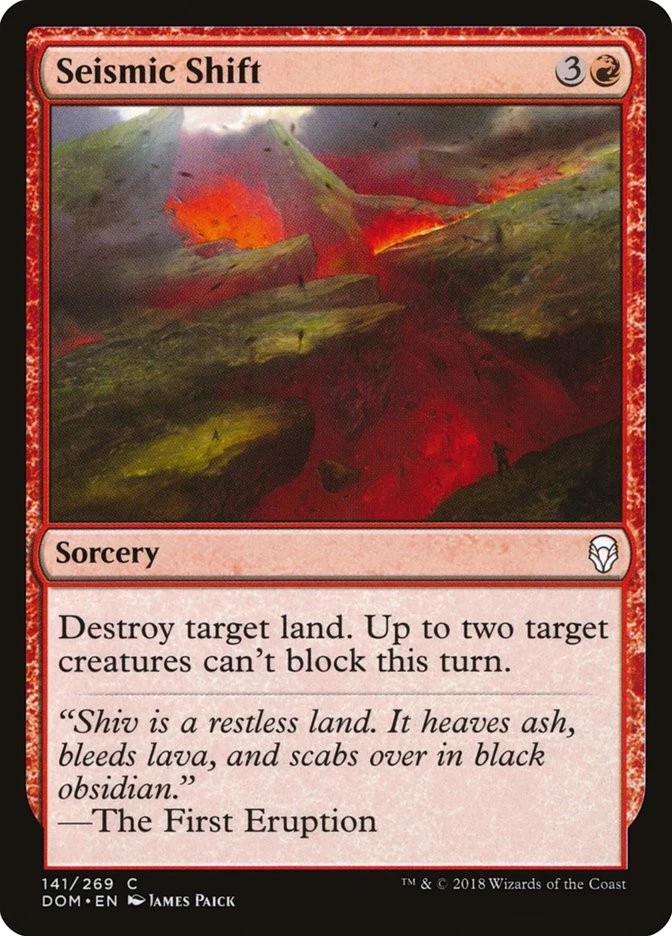 Seismic Shift [Dominaria] (DOM 141) Near Mint - Image 1 of 1
