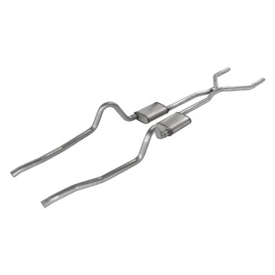 For Dodge Dart 67-73 Exhaust System Pypes 409 SS H-Bomb Crossmember-Back Exhaust - Image 1 of 4