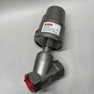 NEU ESG Pneumatisches Schrägsitzventil JF90140WN 316 SS 1-1/2" unter Sitz DN40 100 - Bild 1 von 7