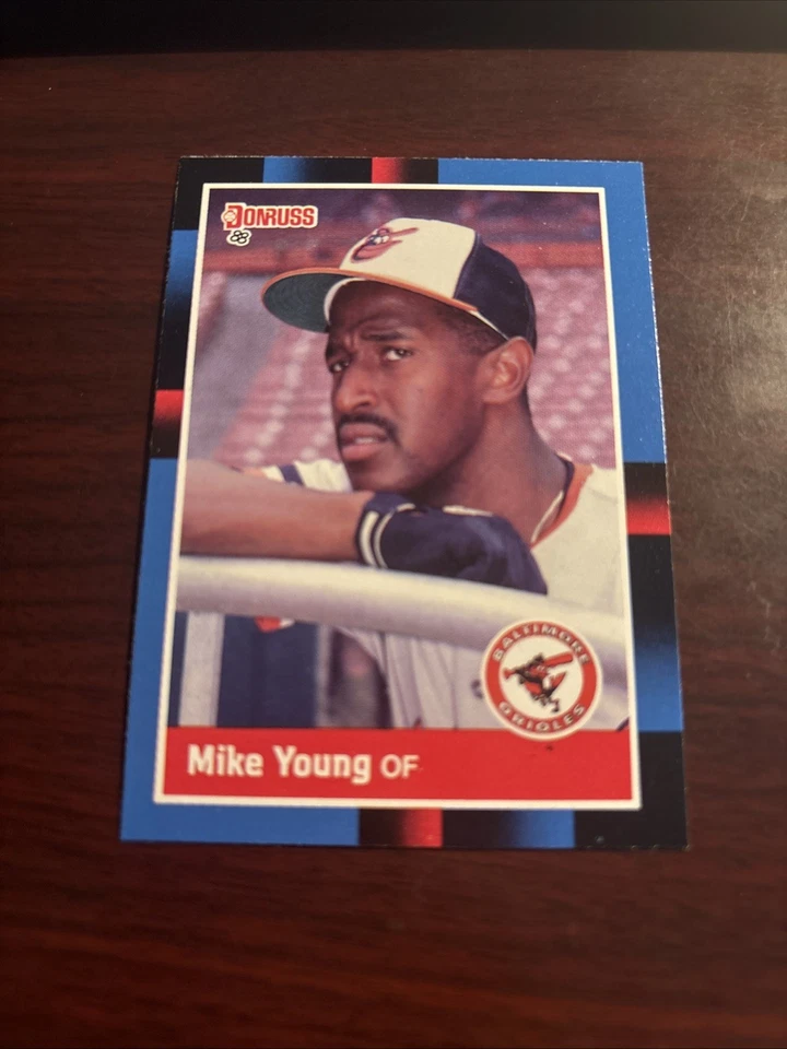 1988 Donruss Mike Young #396 Baltimore Orioles - Image 1 of 1