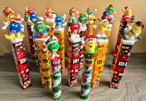 Vintage M&Ms Tube Figure Topper Sweets Sealed 90's Expired Contents - Picture 1 of 21