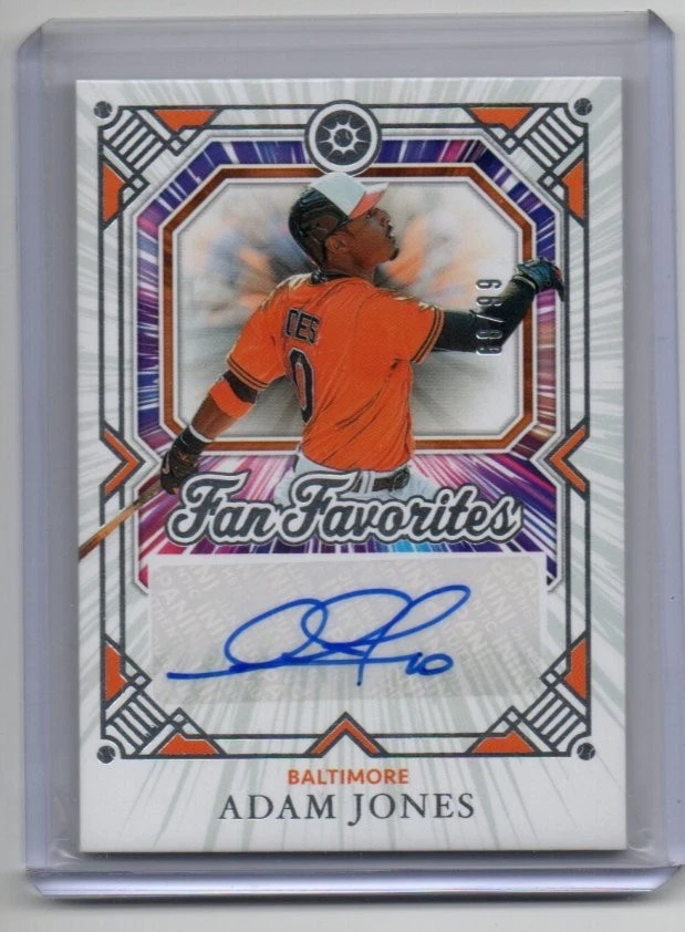 Panini Boys of Summer 2025 favoritos de los fanáticos del béisbol automático Adam Jones 68/99 Foto 1 de 1