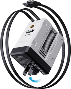 W&O 45W GaN Charger Fast Charging,Retractable Phone Wall Plug White  - Picture 1 of 7