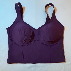 Sujetador Fanka Body Sculpt Longline Púrpura Talla L Grande Soporte Inalámbrico - Imagen 1 de 5